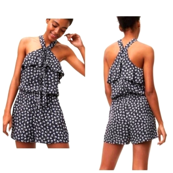 New LOFT Halter Romper - Picture 1 of 8